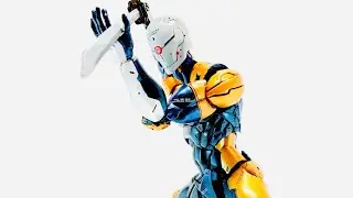 Распаковка фигурки киборга-ниндзя Metal Gear Gray Fox Play Art Kai