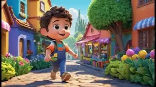 Simple Simon Market Path Stroll | English Nursery Rhyme | Kids Songs | Baby Music