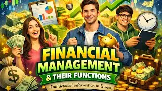 Financial management and their functions|| full explanation|| complete notes||bba,Mba,b.com #finance