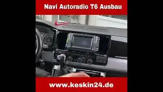 VW T6 Navi Autoradio Navigation Discover Media Ausbauen