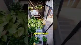 Courtyard design  | kerala tropical house | kerala house design.