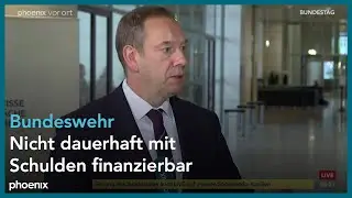 phoenix bundestagsgespr&auml;ch mit Alexander M&uuml;ller und Henning Otte zur Lage der Bundeswehr am 22.03.24