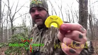 Wildcat mouth call.  Gobbler Sniper diaphragm Turkey calls