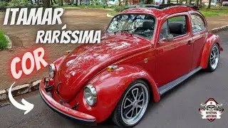 VW Fusca Itamar Rar&iacute;ssima Cor Vermelho Dakar - GERMAN LOOK ASPIRADO 1.9 AIR COOLED GERENCIADO FT450