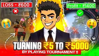 How I Earn DAILY From SOLO TOURNAMENTS 🔥 | Free Fire Winning Strategy 🏆 |