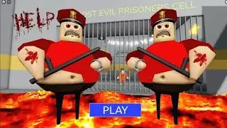 Devil Barry's Prison | ROBLOX | I TRIED TO ESCAPE THE MAXIMUM SECURITY LAVA PRISON 