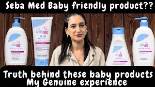 Dermatologically tested baby products | Reviewing Seba med products for baby #skincareroutine #viral
