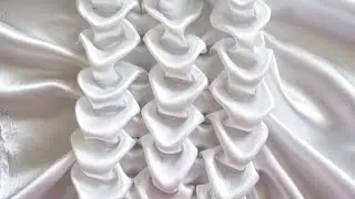 Canadian smocking,Beautiful fabric manipulation technique.