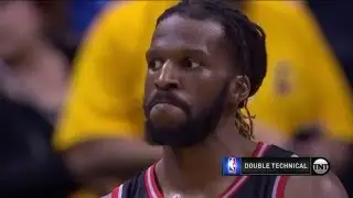 Tempers Flare Between Paul George & DeMarre Carroll!