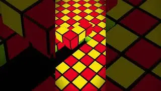 Perfect L-Shapes Drop Loop Animation #shorts #3danimation