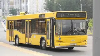 ПОЕЗДКА на МАЗ 103.476 (ГОС. АК 6354-7) 57 маршрут