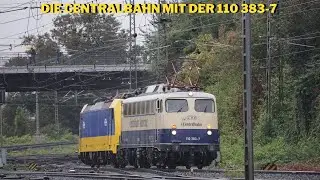Die Centralbahn mit der 110 383-7