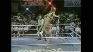 GLOW Wrestling Daisy vs Vicky Victory