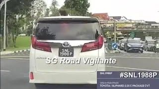 11Dec2025  Boundary road #SNL1988P toyota alphard fail to secure passenger with seat belt