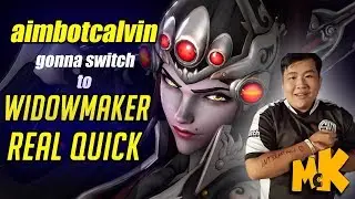 AimbotCalvin Gonna Switch To Widow Real Quick | Overwatch Funny And Random Moments