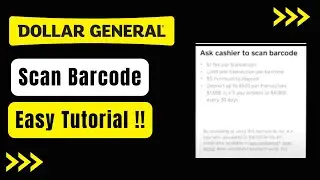 How to Scan on Dollar General App !