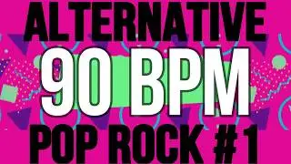 90 BPM - Alternative Pop Rock #1 - 4/4 Drum Track - Metronome - Drum Beat