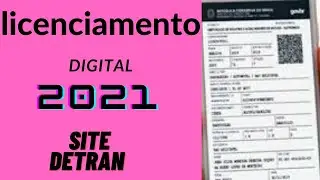 Como IMPRIMIR O Documento De LICENCIAMENTO VEICULAR CRLV DIGITAL 2021, PASSO A PASSO | CRLV DIGITAL