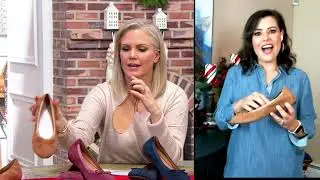 Vionic Suede Ballet Flats with Bow Detail - Liliana on QVC