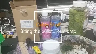 OO Cabin Shelf - Biting the bullet...resin prep