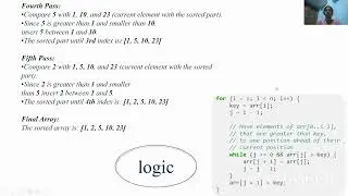 INSERTION SORT - Easy tutorial