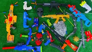 Chotu ka Surprising M249 Assault Rifle with, M416, Sniper Gun, Nerf Toys, Spiderman Gun, Shield, Bow