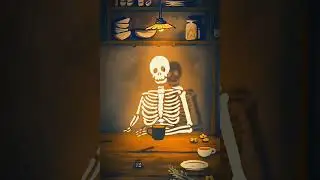 𝗔 𝗥𝗲𝗴𝘂𝗹𝗮𝗿 𝗖𝘂𝗽 𝗼𝗳 𝗖𝗼𝗳𝗳𝗲𝗲.. /SKULL ANIMATION/ #nostalgicanimation #skullanimation #mushroomanimation