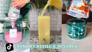 Laundry Refill & Restock Tiktok Compilation | ASMR