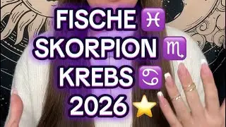Fische Skorpion Krebs 2026⭐️