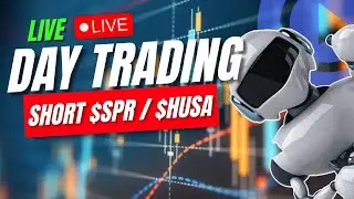 Live Day Trading - Shorting $SPR and $HUSA #daytrade #stocks