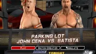 JOHN CENA VS BATISTA FIGHT AT PARKING LOT