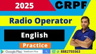Very-Very Important English Questions for Radio Fitter & Cypher Part-2- CRPF