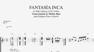 FANTASÍA INCA - Niño SABICAS - Tablatura por Jesús Amaya...