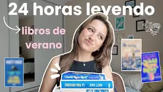 24 HORAS LEYENDO LIBROS DE VERANO 📖🧺🕛 (¿Cuántos libros leo en 24 horas?)