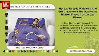 Hot Luz Noceda With King And Eda Clawthorne The Owl House Blanket Fleece Customized Blanket