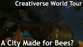A BEESWAX CITY AND AN OLD WOODEN SHIP - Creativerse Public Servers Tour