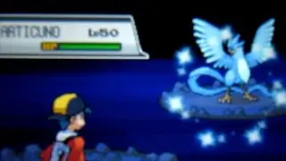 Shiny Articuno after ~5500 Soft Resets in the Seafoam Islands! (Pokemon HGSS)