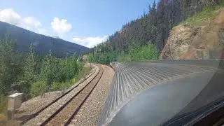 Via Rail Train Ride From Jasper Alberta to Dunster British Columbia in the Canadian Rockies n' Lakes