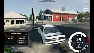 Spinning V8 E30 In Beamng. Drive Nurburgring