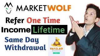 MarketWolf Refer and Earn lifetime income #marketwolf #referandearn