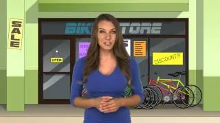 Exterior Of A Bike Shop Background Cartoon