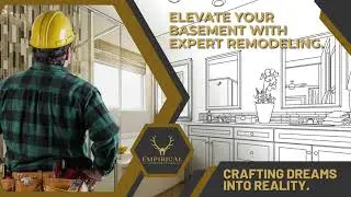 Basement Finisher | Ready to transform your basement? 🏠👷 #empiricalconstruction #basementfinishing