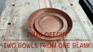 Rimu Offcut Finished Bowl and Plate