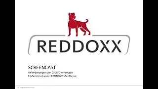 E-Mail Archivierung mit REDDOXX MailDepot - E-Mails DSGVO-konform l&ouml;schen