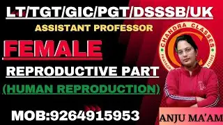 FEMALE REPRODUCTIVE PART || HUMAN REPRODUCTION || BY ANJU MAM