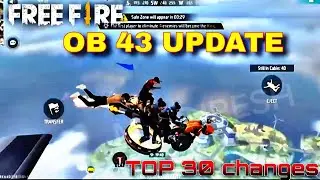 Top 30 Biggest Changes in OB43💢 UPDATE NEW PLANE CRASH Updates😮&zwj;💨|Garena free fire india 🛑
