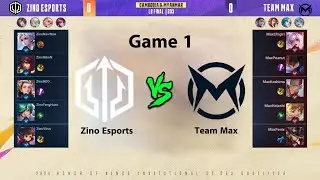 Zino Esports vs Team Max | Game 1 | ការប្រកួតជម្រុះ HOK Invitational Season 2