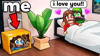 I Caught My SISTER As A BOX In Roblox..