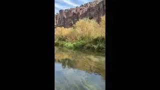 Camping at Balanced Rock Creek Idaho
