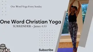 Christian Yoga: Christ-Centered One Word Yoga #christianyoga #yogainspiration